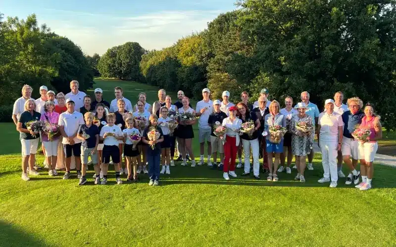 Die Siegerinnen und Sieger mit allen Platzierten der Clubmeisterschaften 2025 des GC Hubbelrath